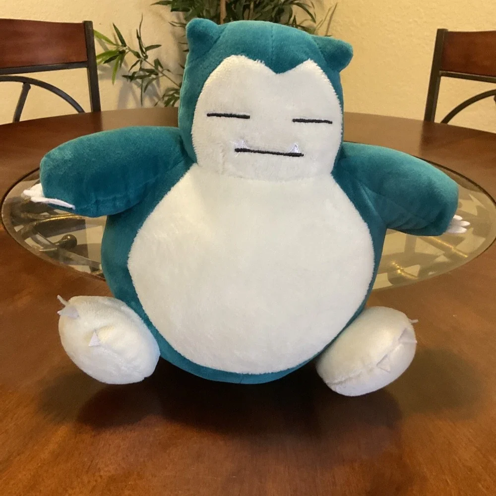 POKEMON PLUSH TOY  SNORLAX  FLUFFY DOLL OFFICIAL POKEMON MERCHANDISE CUTE DISPLA